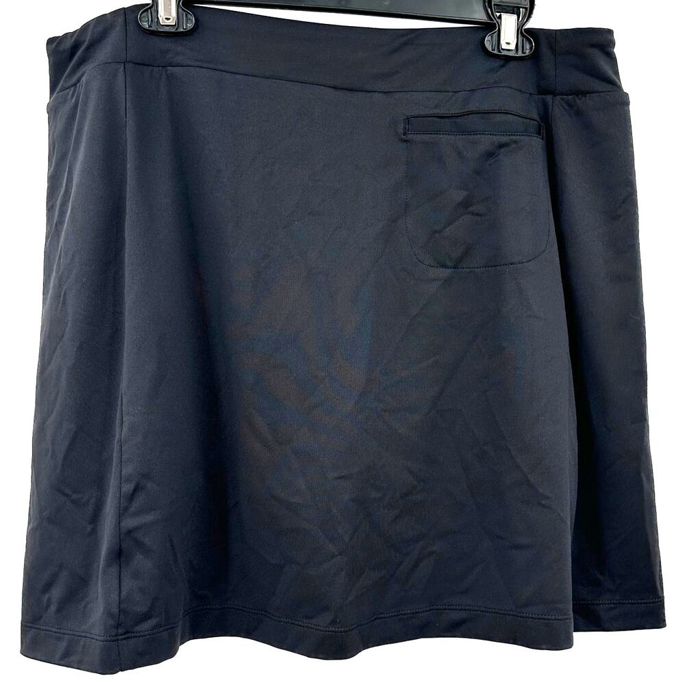 Lady Hagen Size XL Skort Skirt Black Short Athletic Tennis Golf Pickleball - Picture 2 of 6